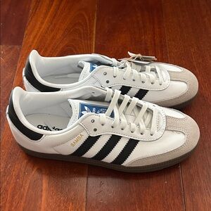 Adidas Samba White Black Sneakers